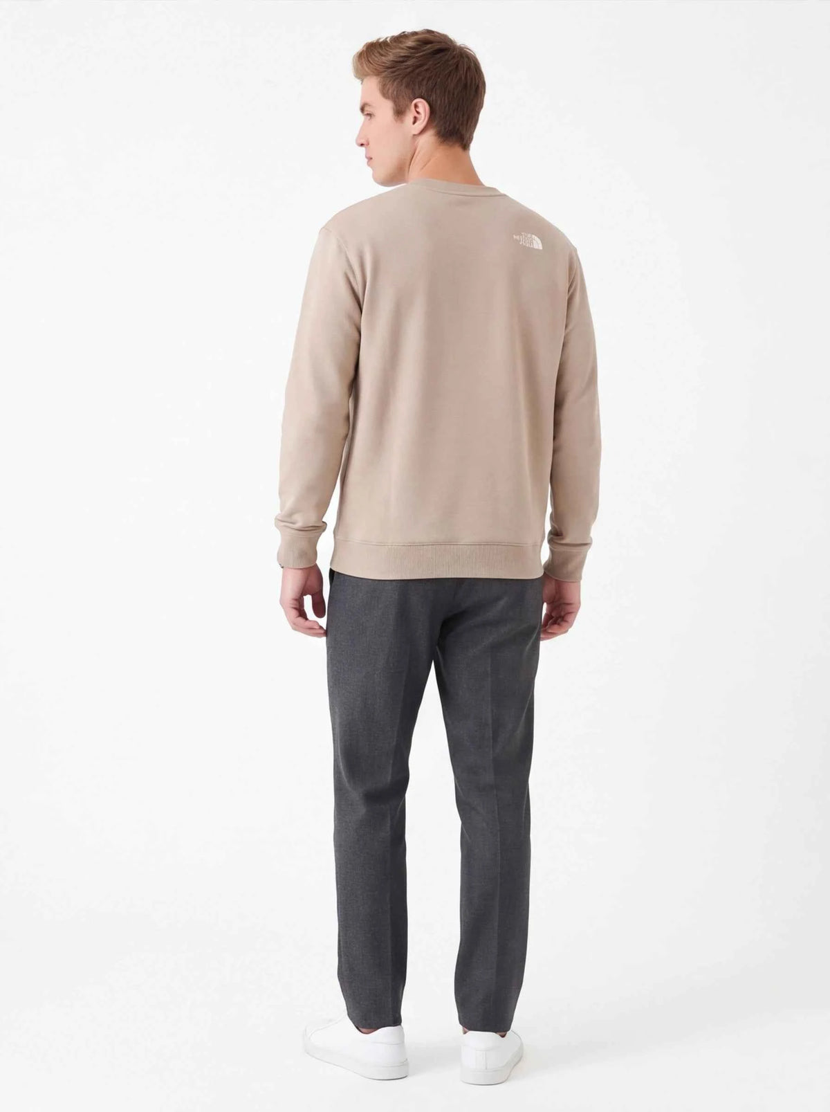 The North Face xOver Uncle Belly - 趣味印花長袖大學T (啡色)