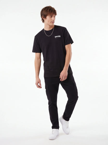 Supreme xOver THRASHER - Cross Tee (黑色)