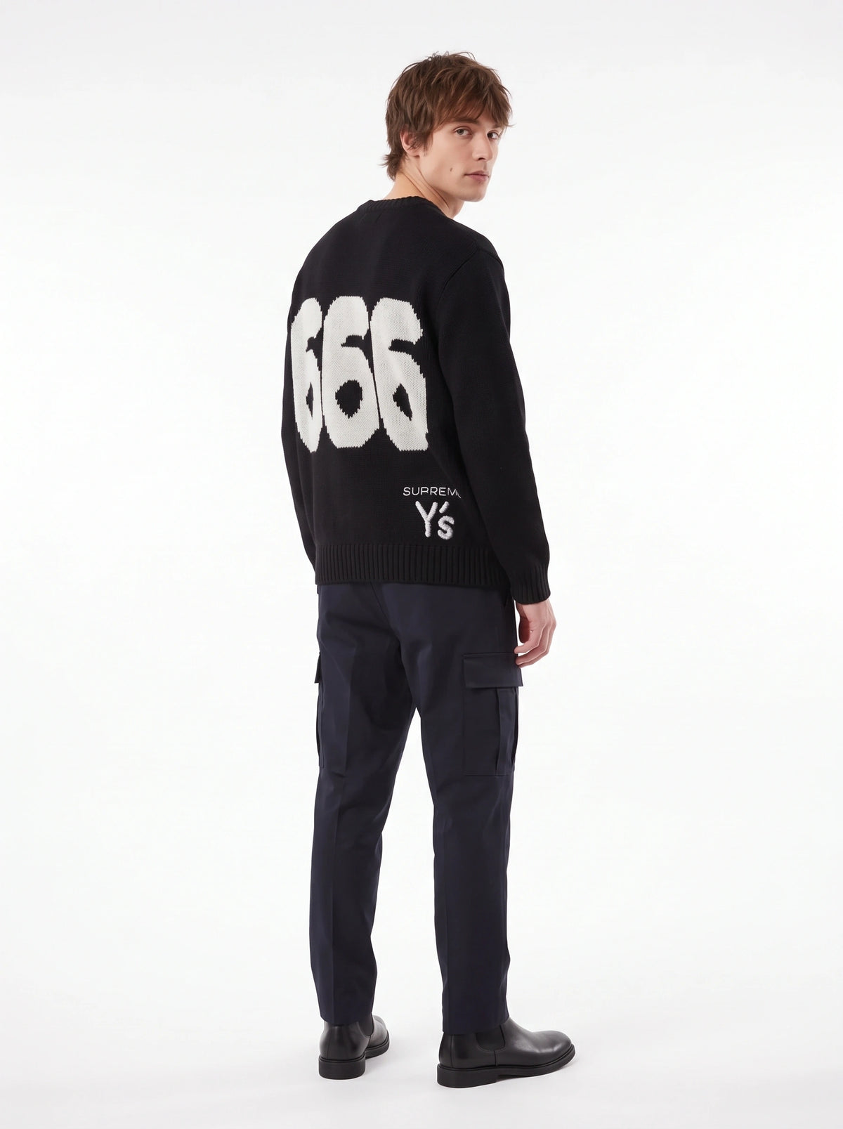 Supreme xOver 山本耀司 - 666 毛衣