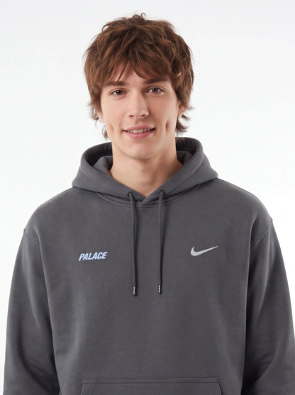PALACE xOver Nike - Font Swoosh Hood 連帽衣 (深灰色)