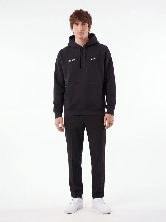 PALACE xOver Nike - Font Swoosh Hood 連帽衣 (黑色)