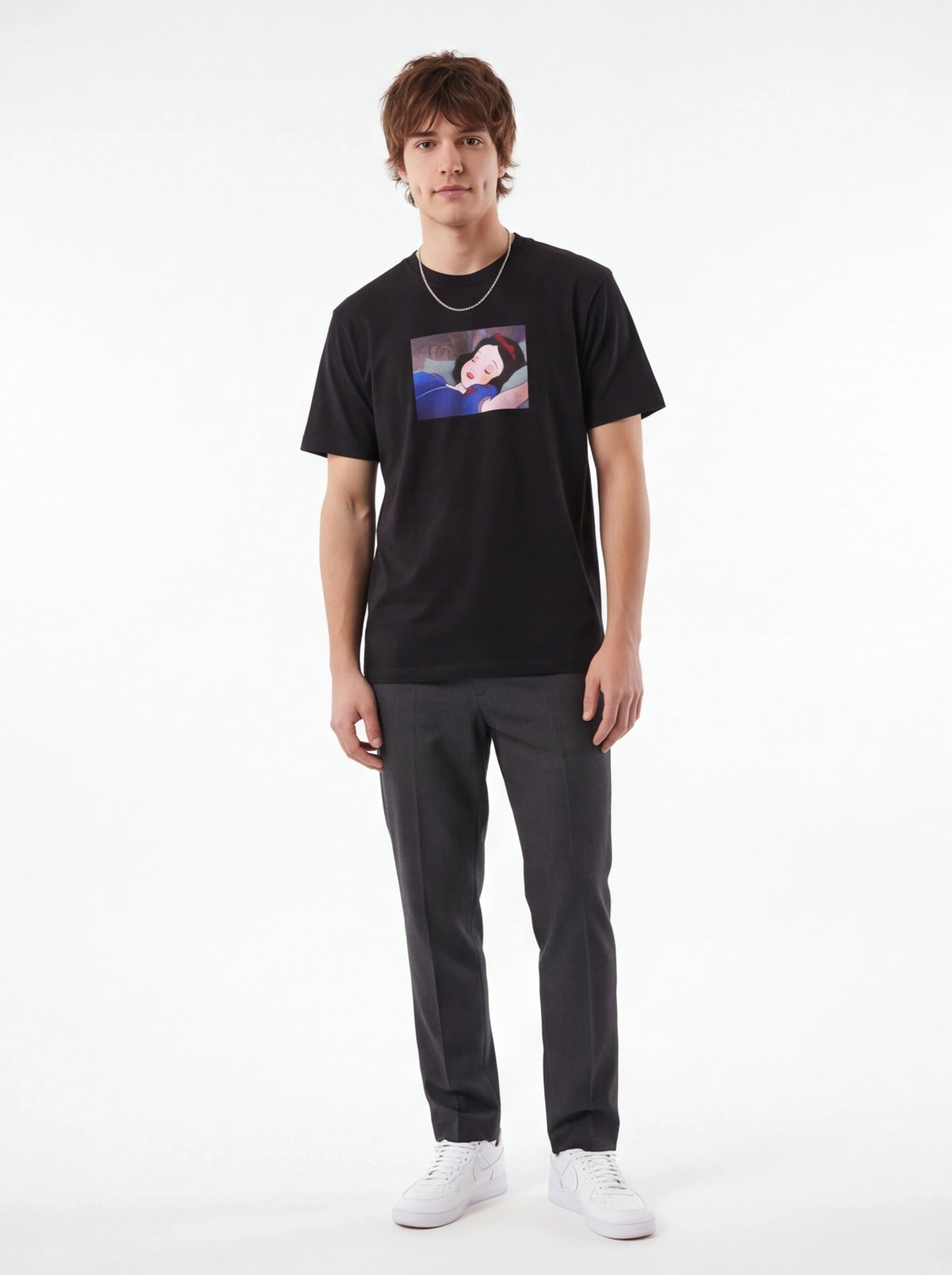 Supreme xOver 迪士尼 - 白雪公主 Tee (黑色)