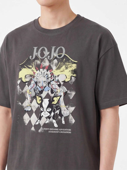 Aeon xOver JOJO的奇妙冒險 - 伊奇與愚者 短袖Tee