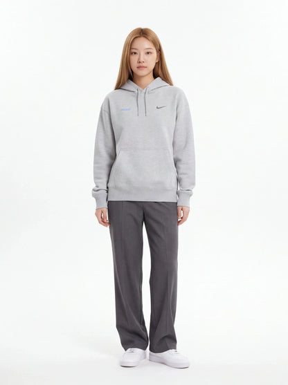 PALACE xOver Nike - Font Swoosh Hood 連帽衣 (淺灰色)