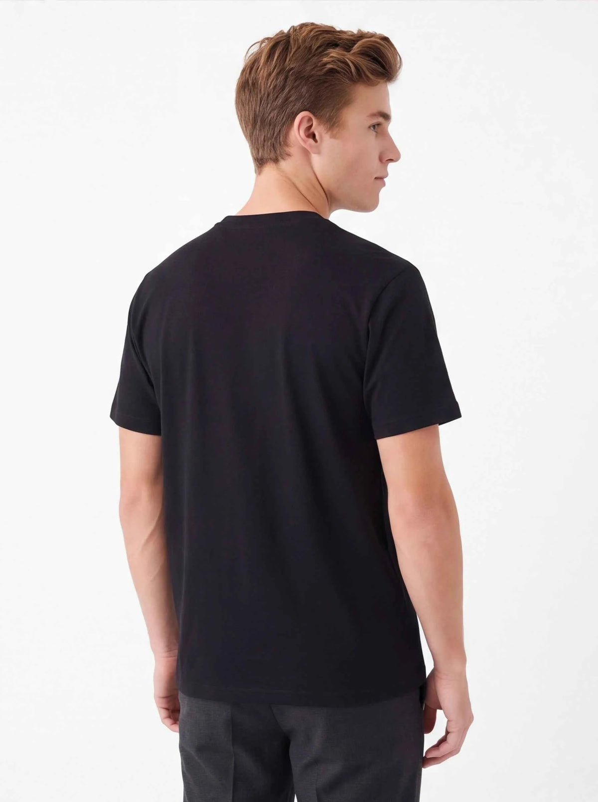 Supreme xOver Burberry - Box Logo Tee (黑色)