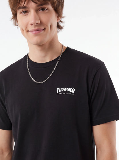 Supreme xOver THRASHER - Cross Tee (黑色)