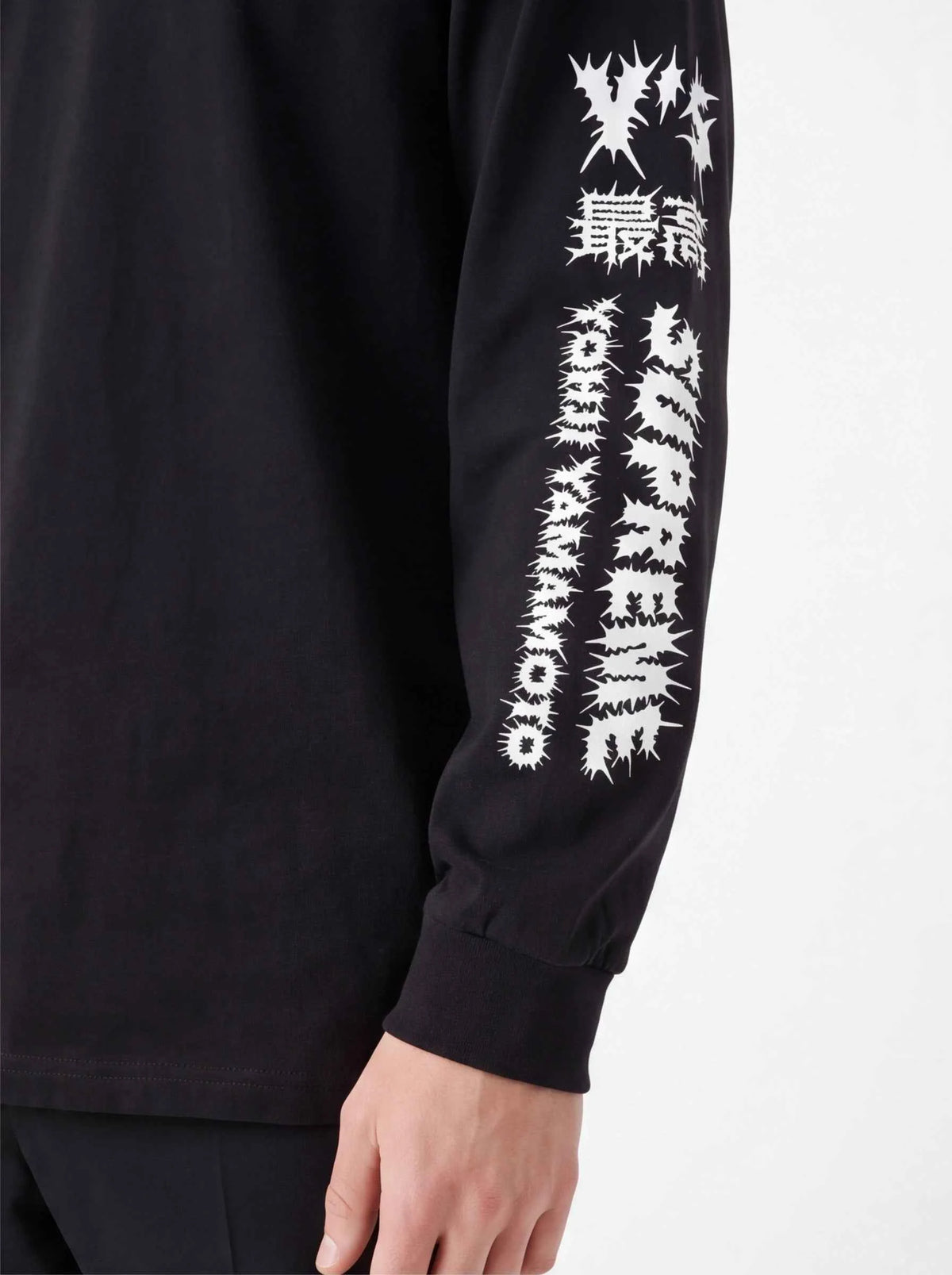 Supreme xOver 山本耀司 - Y' S L/S 長袖Tee (黑色)