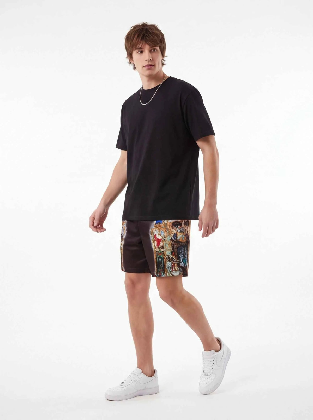 Supreme xOver Michael Jackson - Dangerous 網格短褲 (黑色)