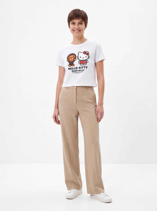 BAPE xOver Sanrio - BABY MILO X HELLO KITTY Tee