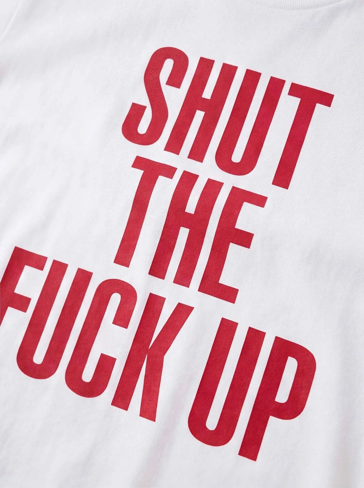 Supreme xOver Number (N)ine - Shut Up Tee (白色)