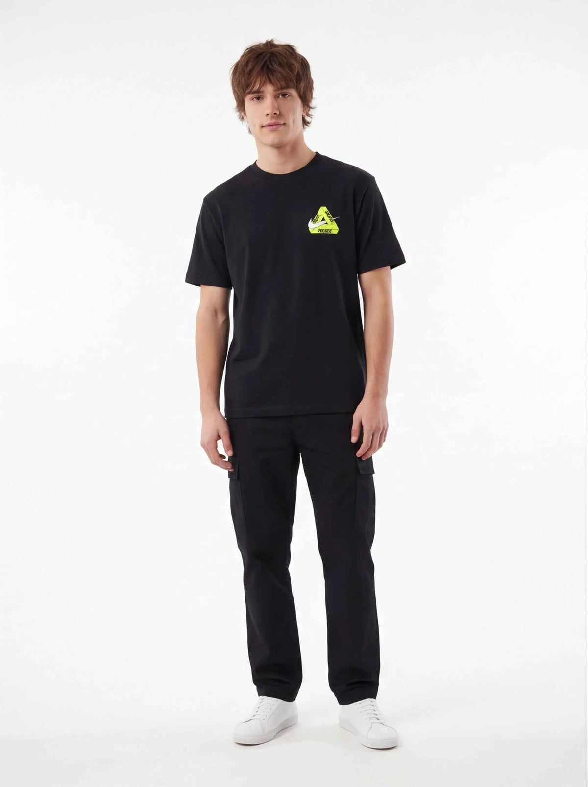 PALACE xOver Nike - Tri Swoosh Tee (黑色)