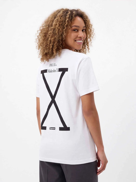 Supreme xOver 40 Acres - Malcolm X Tee (白色)