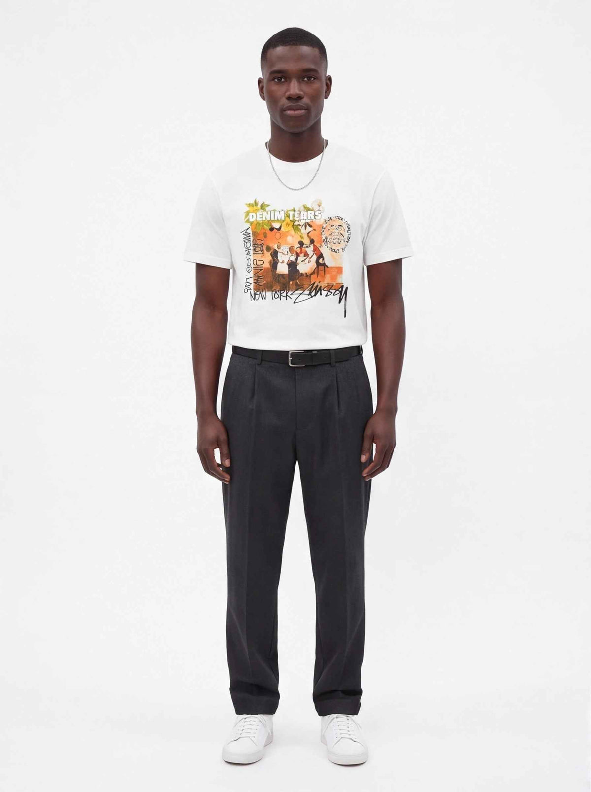 Stussy xOver DENIM TEARS - Annie Lee Tee