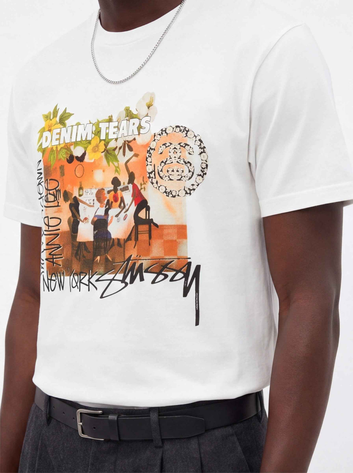 Stussy xOver DENIM TEARS - Annie Lee Tee