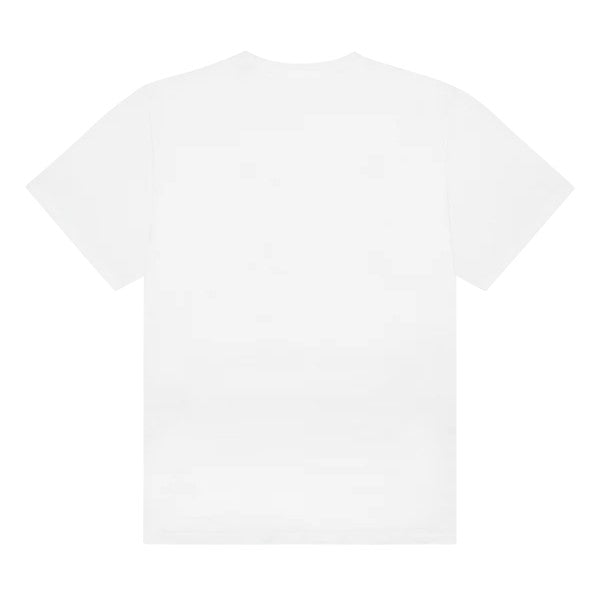 xOver Stussy x Denim Tears 聯名白色短袖 T-Shirt，背面簡約純白設計