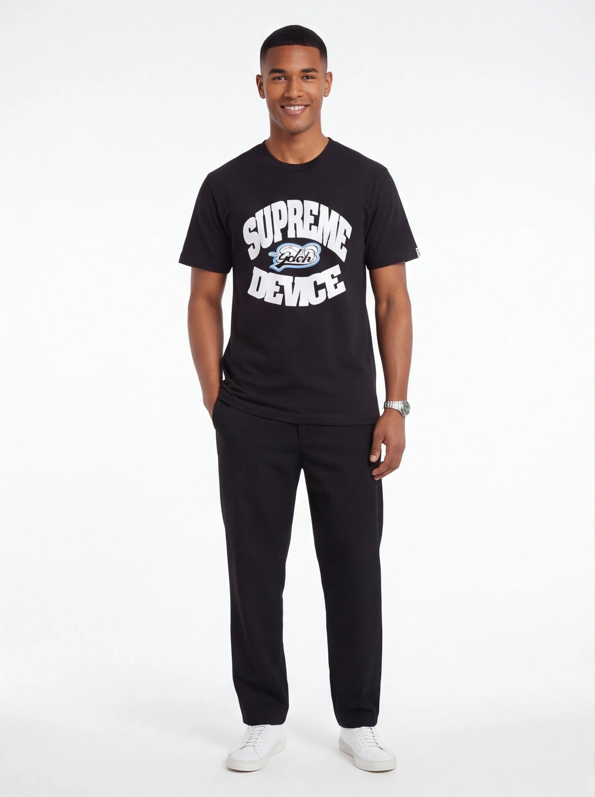 Supreme xOver GOODENOUGH - Device Tee (黑色)