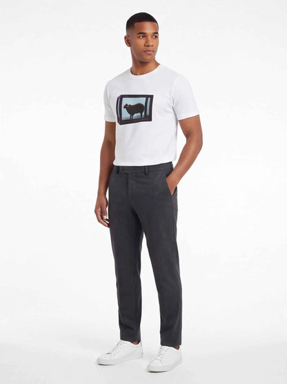 Supreme xOver Damien Hirst  - Black Sheep Tee (白色)